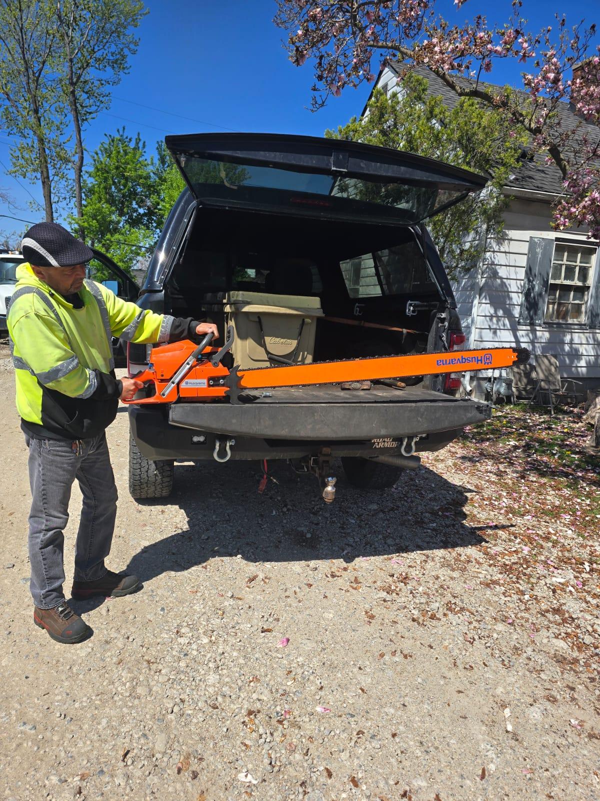 Storm cleanup project